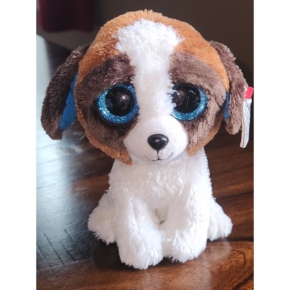 Duke The St Bernard Dog Ty 6" Beanie Boos w/ TAG Cute Plush Collectible Retired